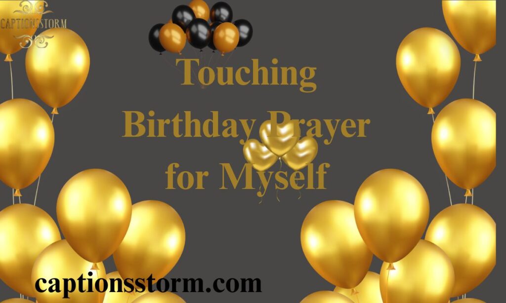 Touching Birthday Prayer for Myself