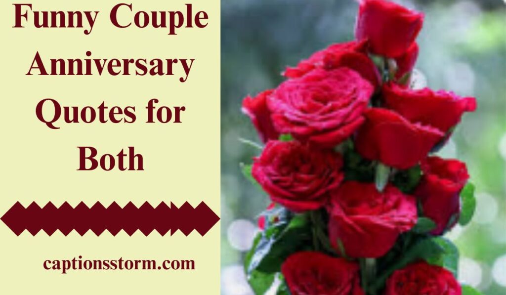 Funny Couple Anniversary Quotes for Both