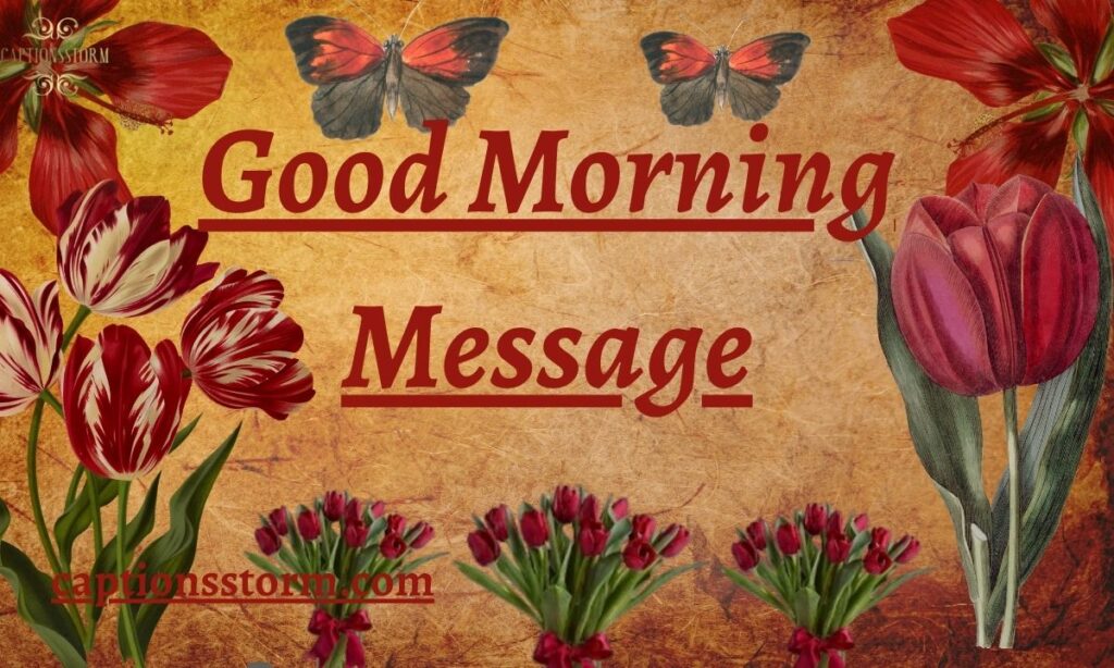 Good Morning Message
