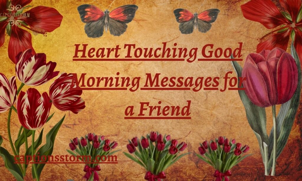 Heart Touching Good Morning Messages for a Friend