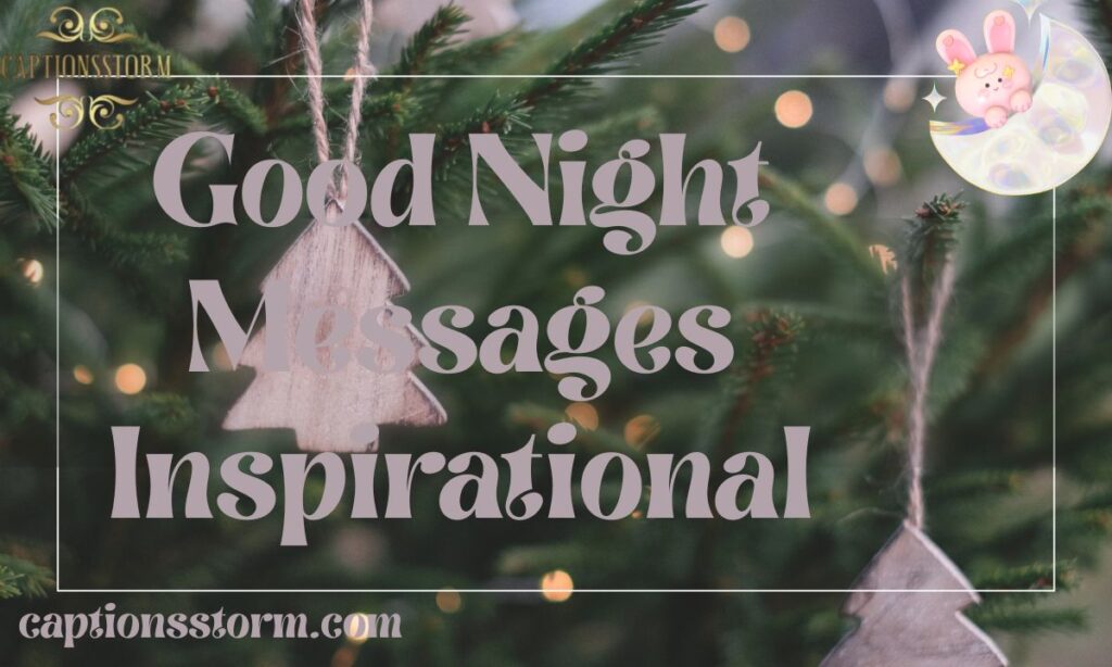Good Night Messages Inspirational