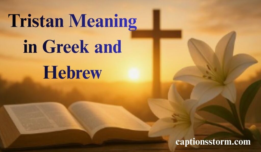 Tristan Meaning in Greek and Hebrew