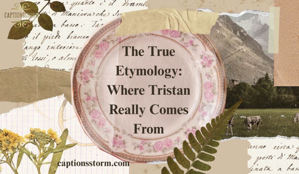 The True Etymology: Where Tristan Really Comes From