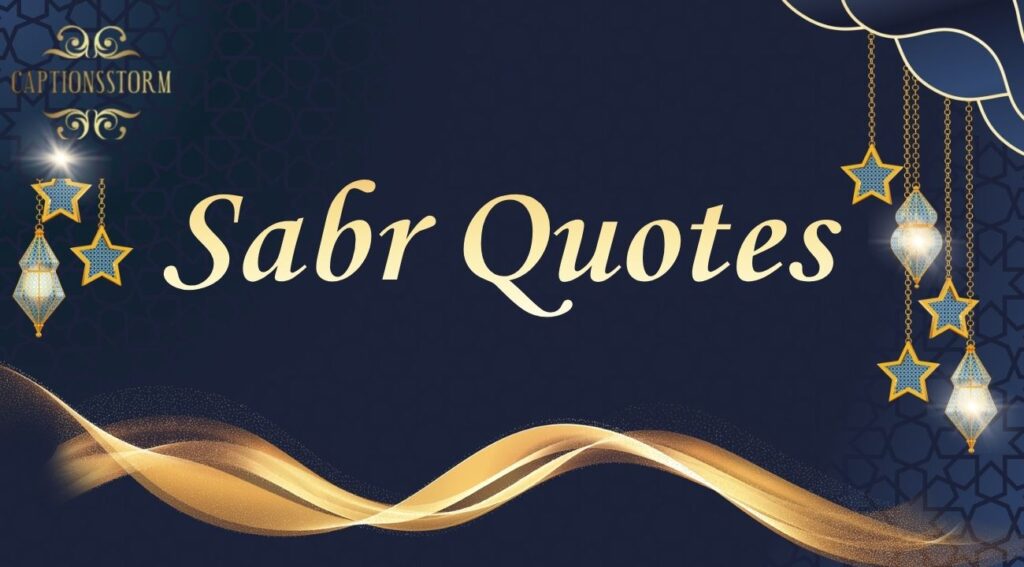 Sabr Quotes