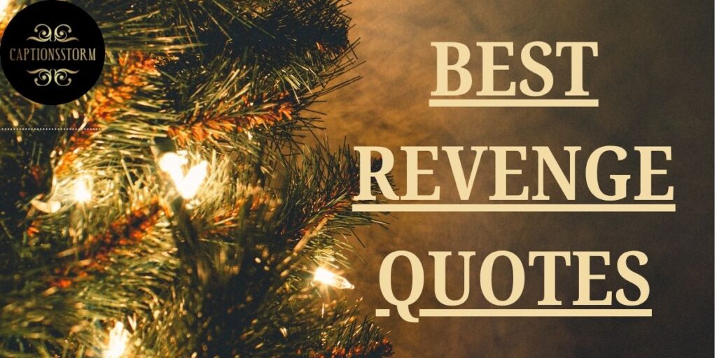 BEST REVENGE QUOTES