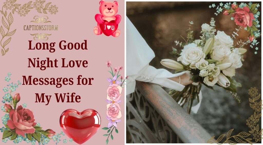Long Good Night Love Messages for My Wife
