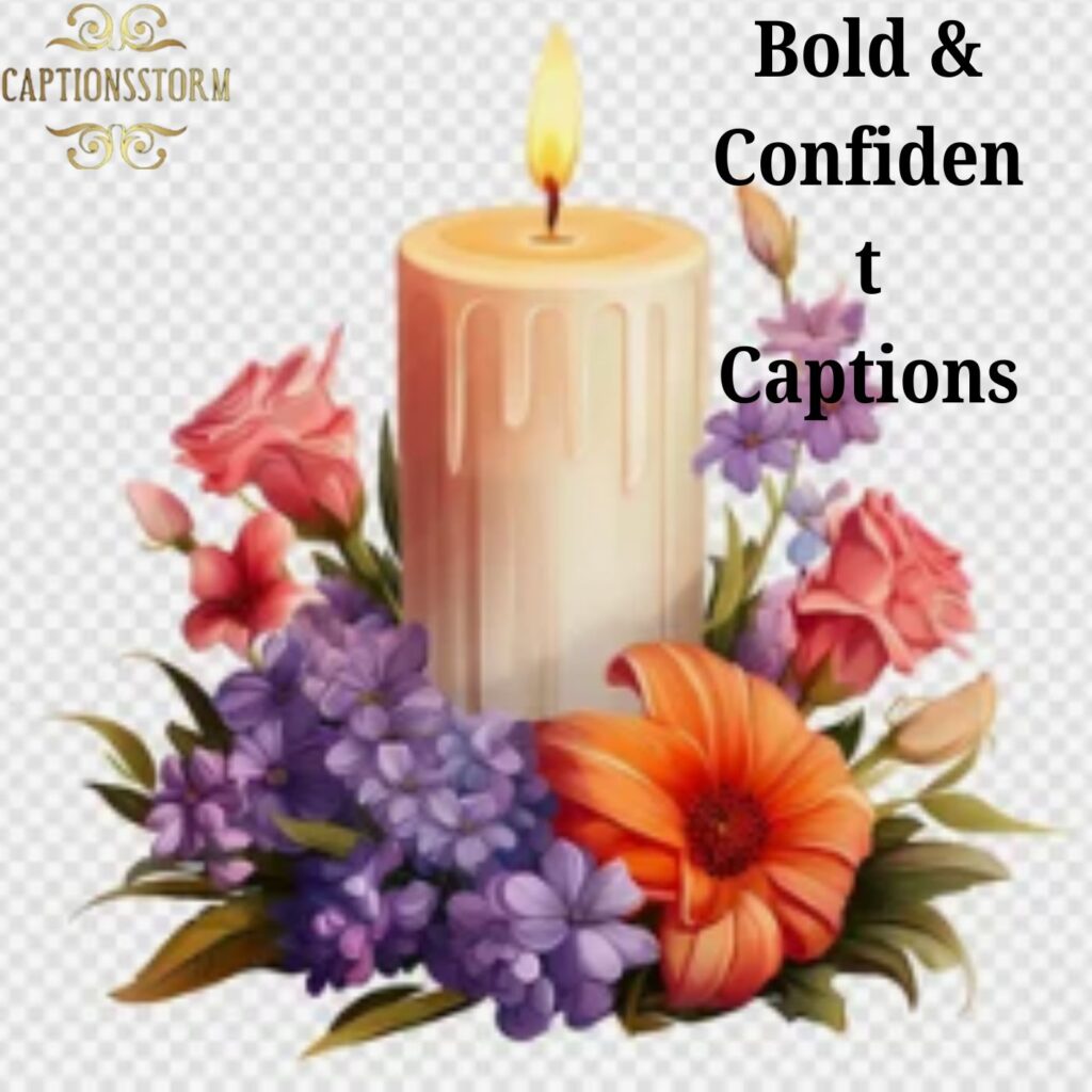 Bold & Confident Captions