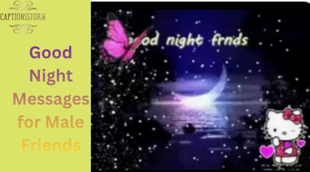 Good Night Messages for Male Friends