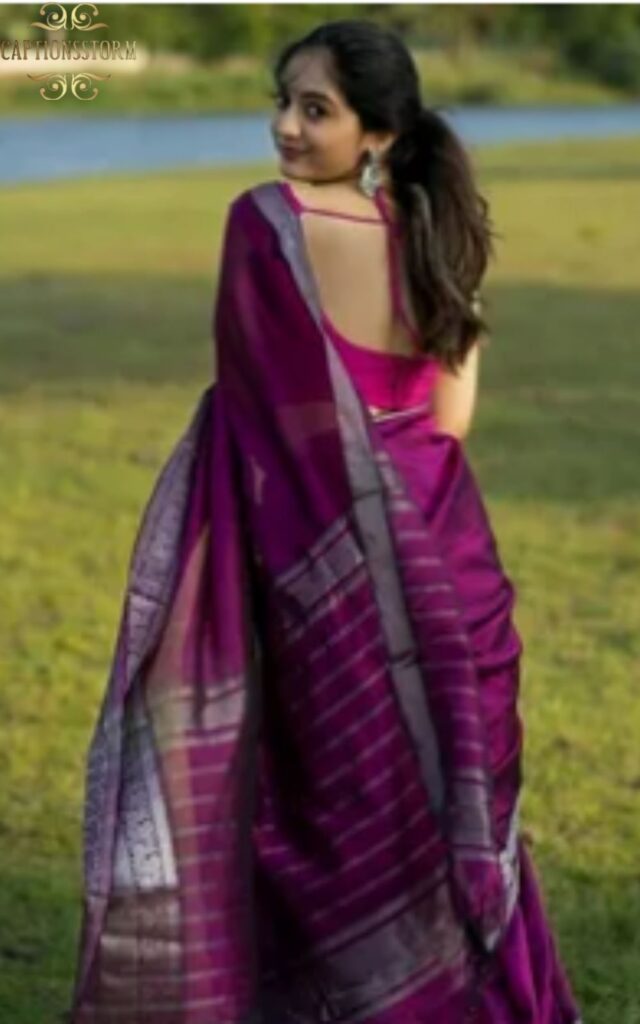 Worthy Instagram Saree Captions