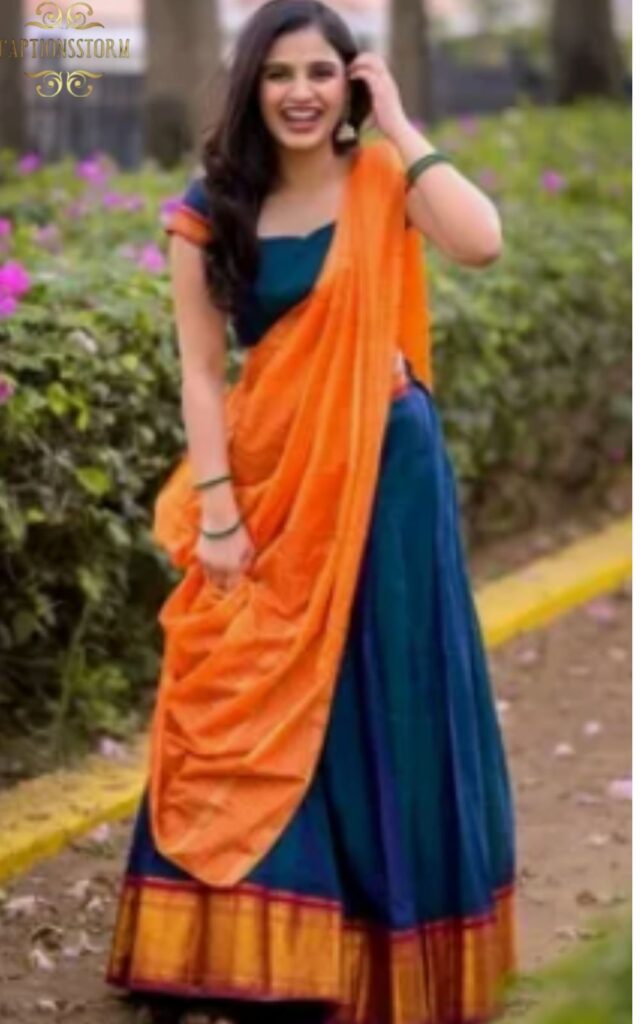 One-Liner Saree Captions for Instagram