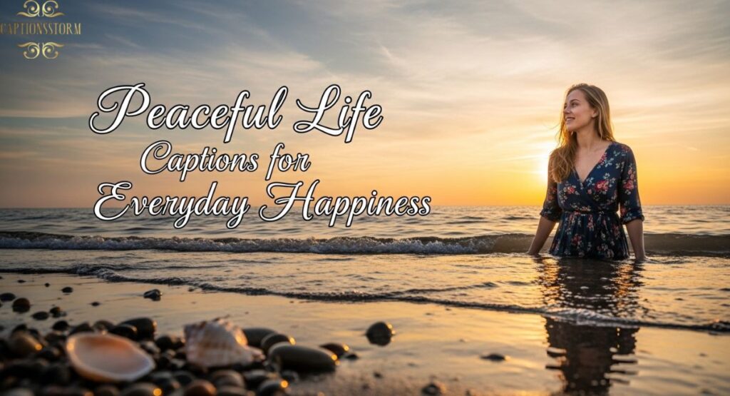 Peaceful Life Captions for Everyday Happiness