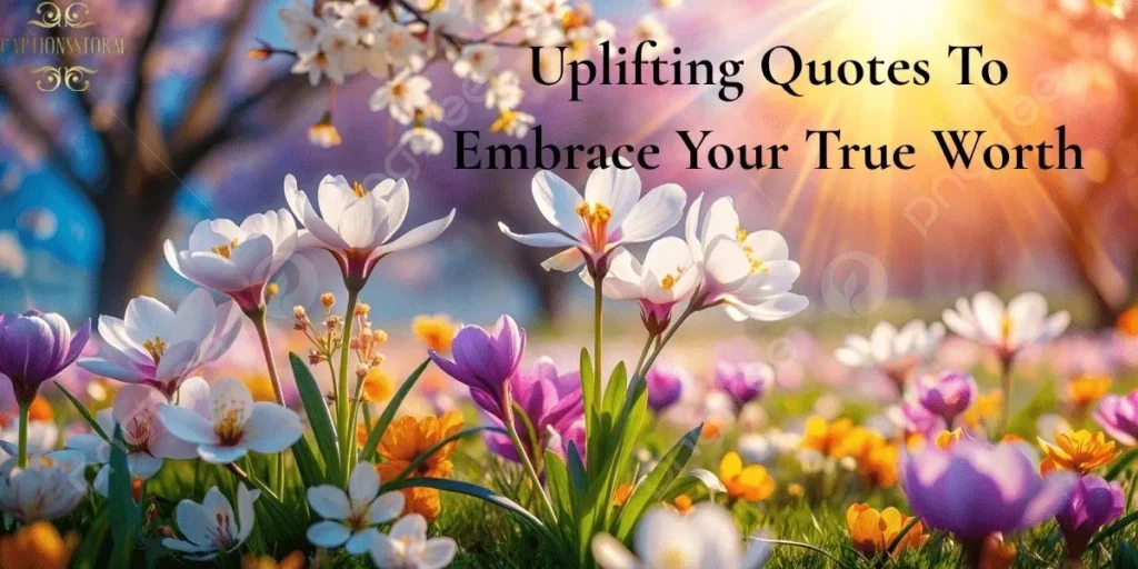 Uplifting Quotes To Embrace Your True Worth