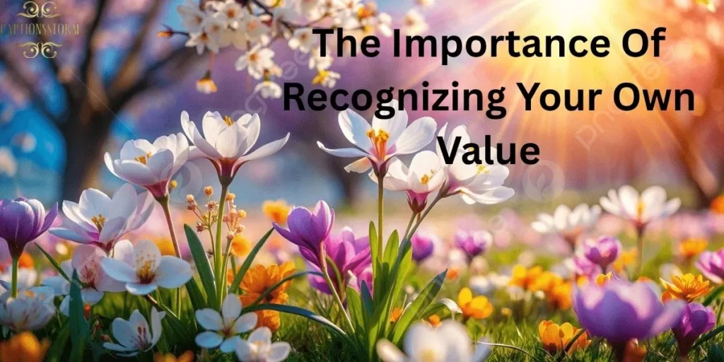 The Importance Of Recognizing Your Own Value