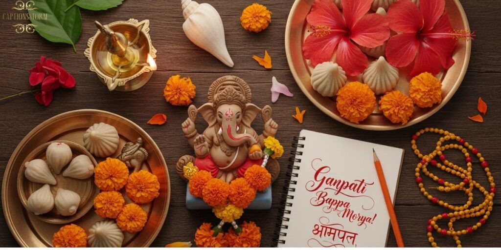 Festive Ganpati Bappa Caption for Instagram 🎉