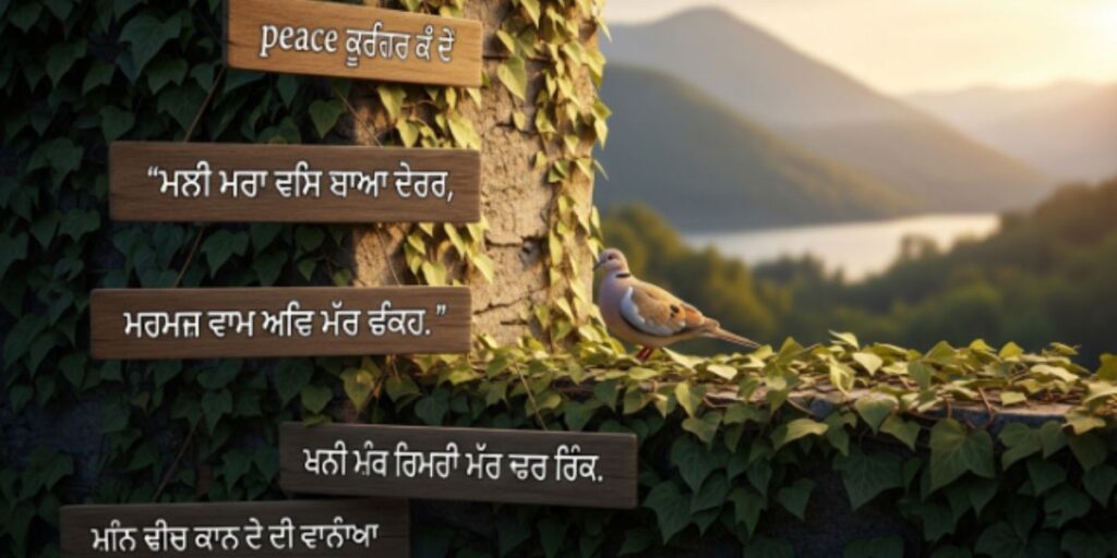 Deep Meaningful Peace Quotes in Punjabi