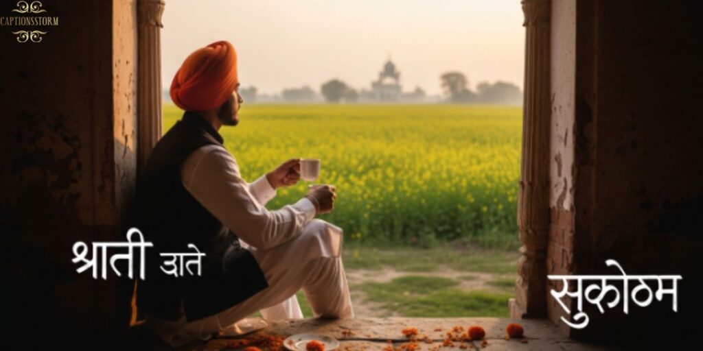 Short Peaceful Punjabi Captions for Instagram
