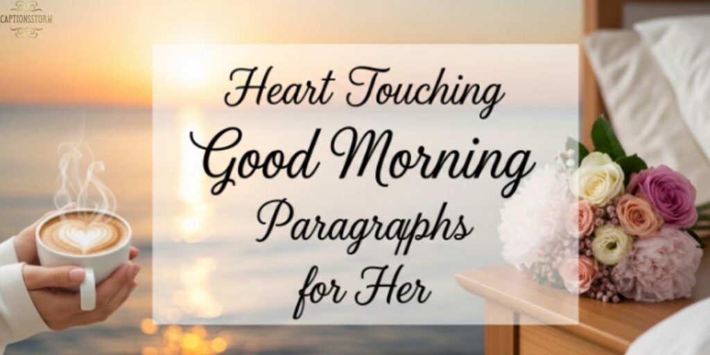 Heart Touching Good Morning Paragraphs for Her