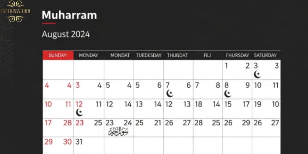 Muharram Month in English Calendar
