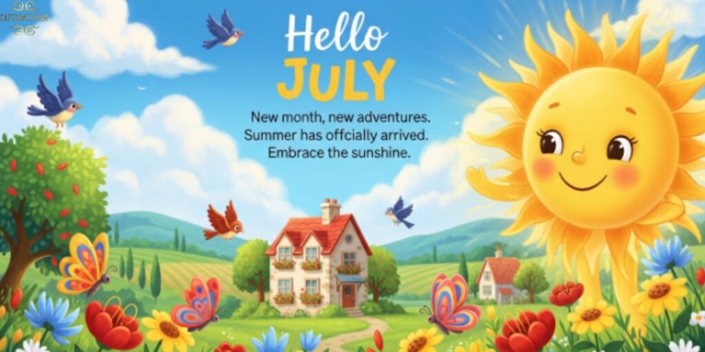 Short Hello July Quotes
