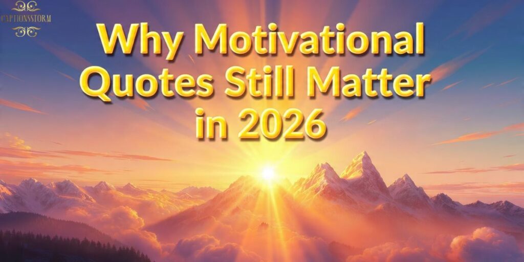 Why Motivational Quotes Still Matter in 2026