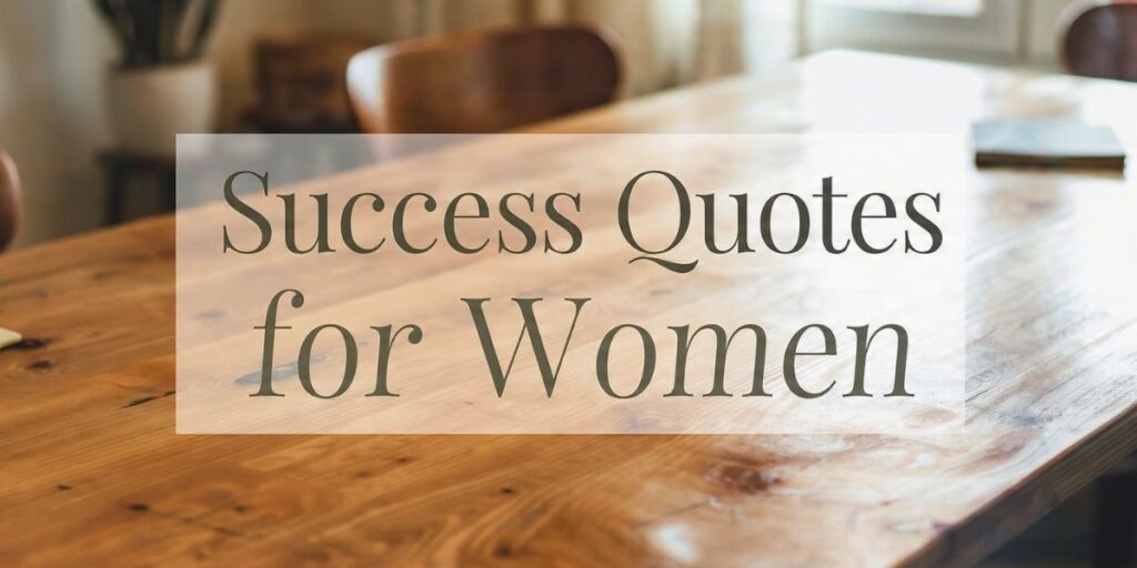 Success Quotes for Women