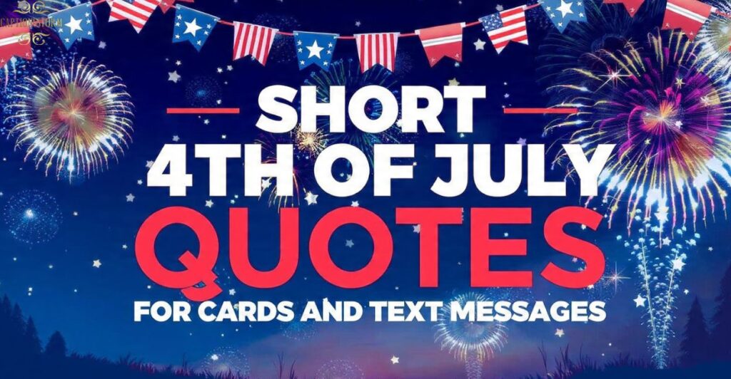 Short 4th of July Quotes for Cards and Text Messages