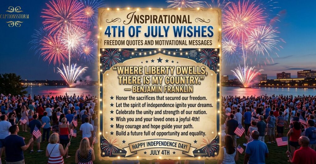 Inspirational 4th of July Wishes: Freedom Quotes and Motivational Messages