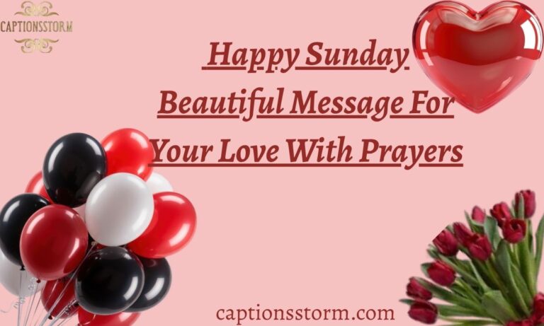 Happy Sunday Beautiful Message