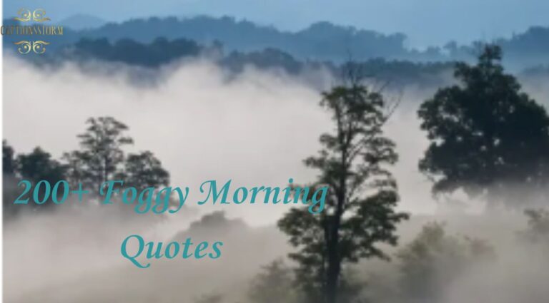 200+ Foggy Morning Quotes