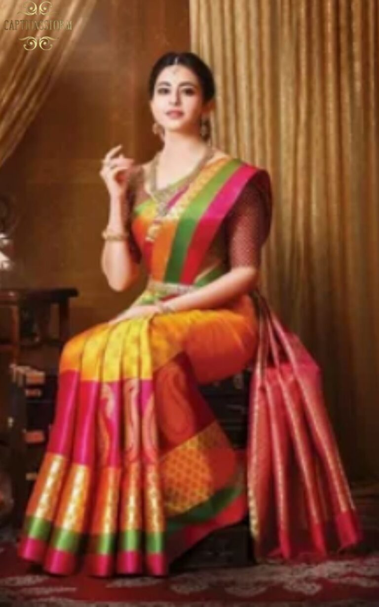 Short Saree Captions for Instagram