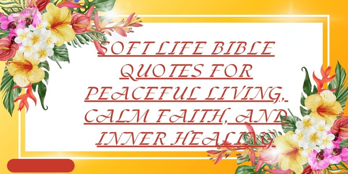 Calming Faith Soft Life Bible Quotes for Peaceful Living, Calm Faith, and Inner Healing