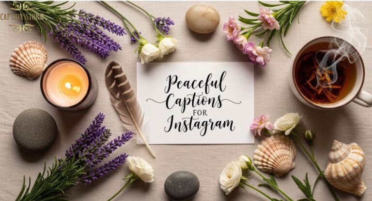 Peaceful Captions for Instagram That Bring Calm Energy and Positive Vibes