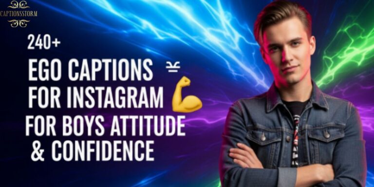 240+ Ego Captions for Instagram