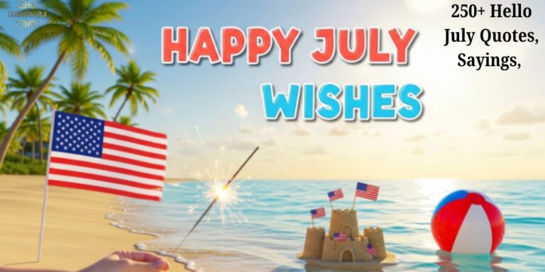 250+ Hello July Quotes, Sayings
