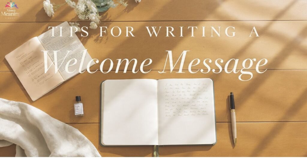 Tips for Writing a Meaningful Welcome Message